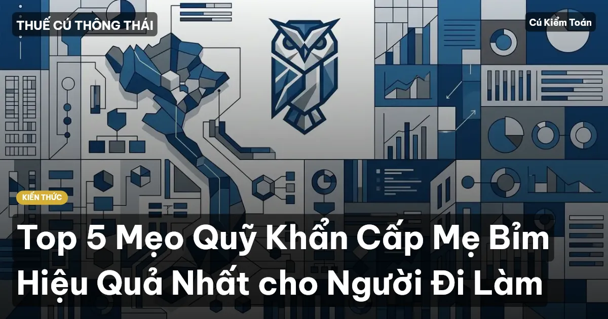 Top 5 Mẹo Quỹ Khẩn Cấp Mẹ Bỉm Hiệu Quả Nhất cho Người Đi Làm