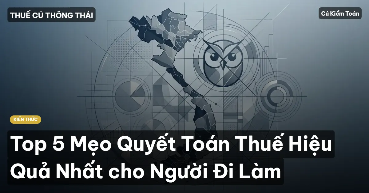 Top 5 Mẹo Quyết Toán Thuế Hiệu Quả Nhất cho Người Đi Làm