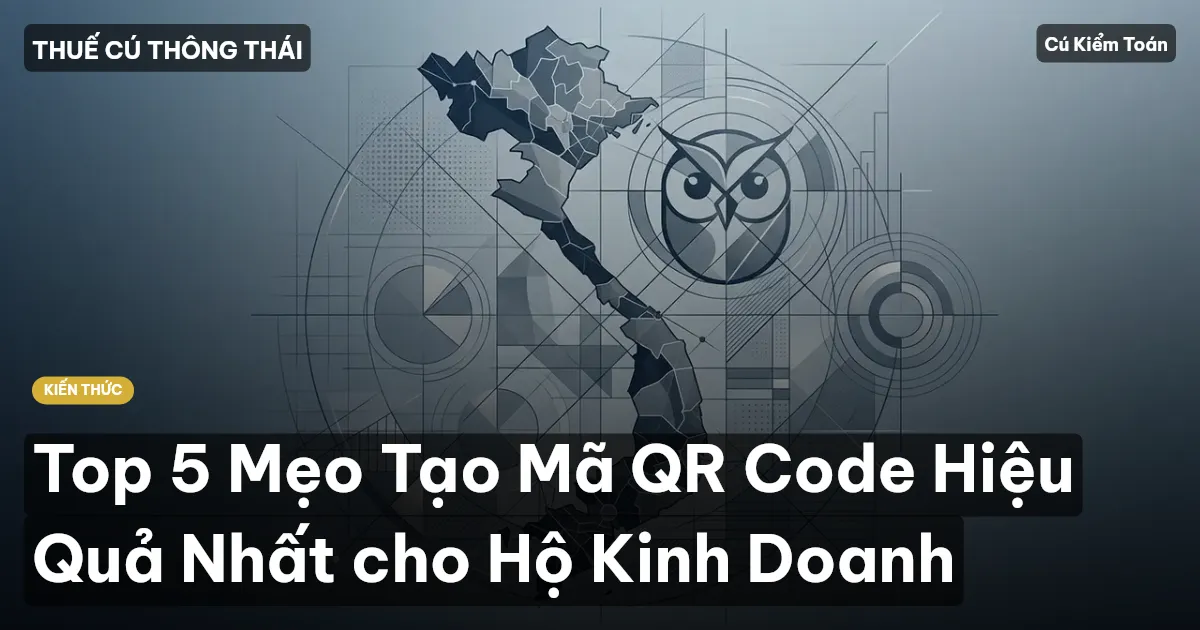 Top 5 Mẹo Tạo Mã QR Code Hiệu Quả Nhất cho Hộ Kinh Doanh