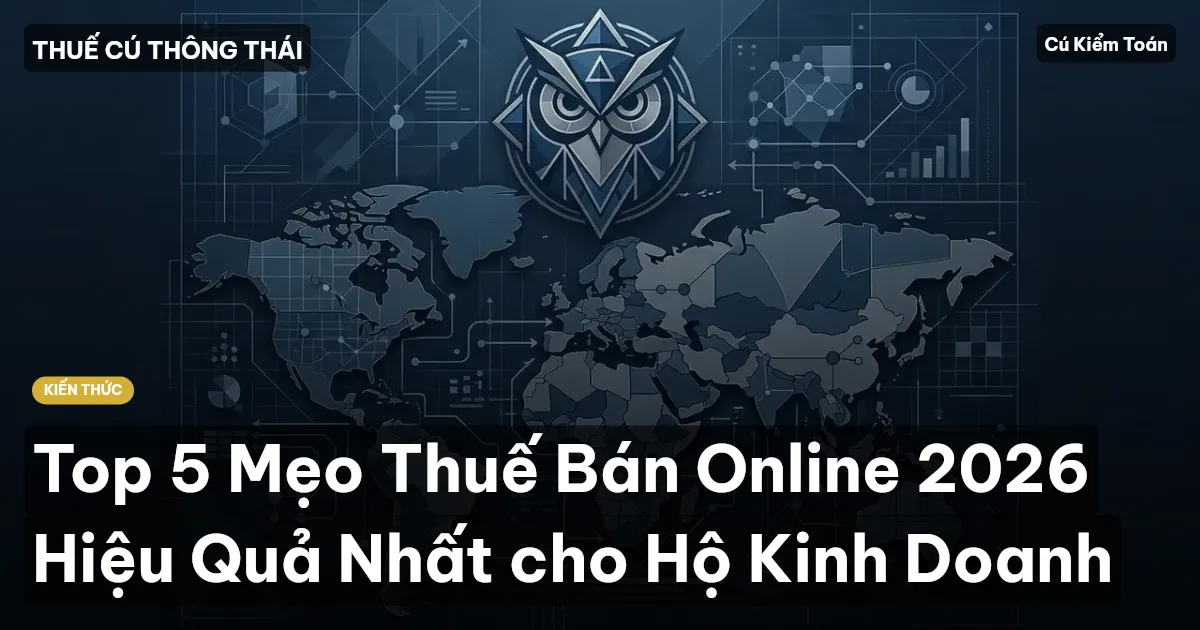 Top 5 Mẹo Thuế Bán Online 2026 Hiệu Quả Nhất cho Hộ Kinh Doanh