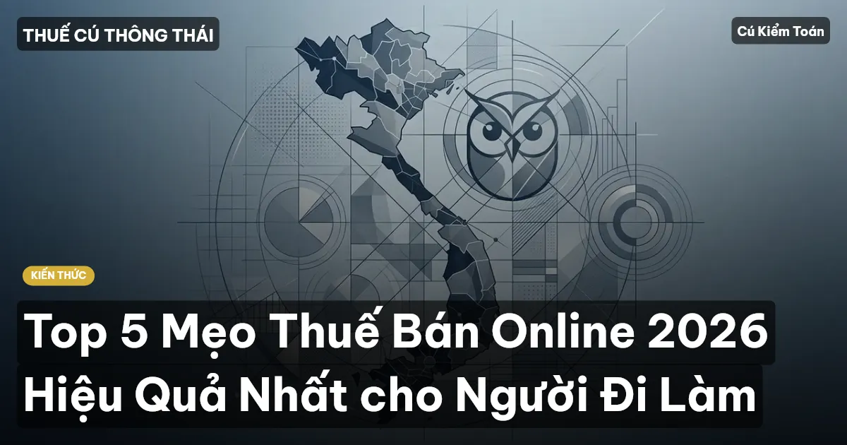 Top 5 Mẹo Thuế Bán Online 2026 Hiệu Quả Nhất cho Người Đi Làm