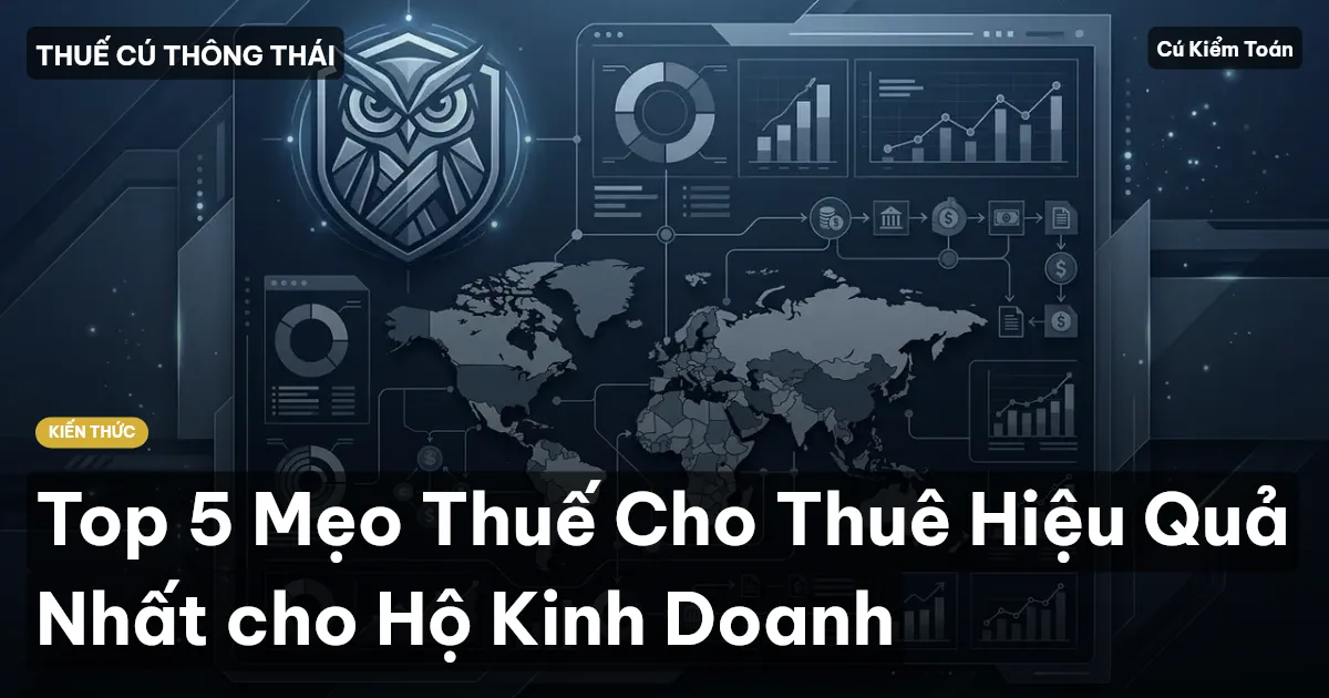 Top 5 Mẹo Thuế Cho Thuê Hiệu Quả Nhất cho Hộ Kinh Doanh