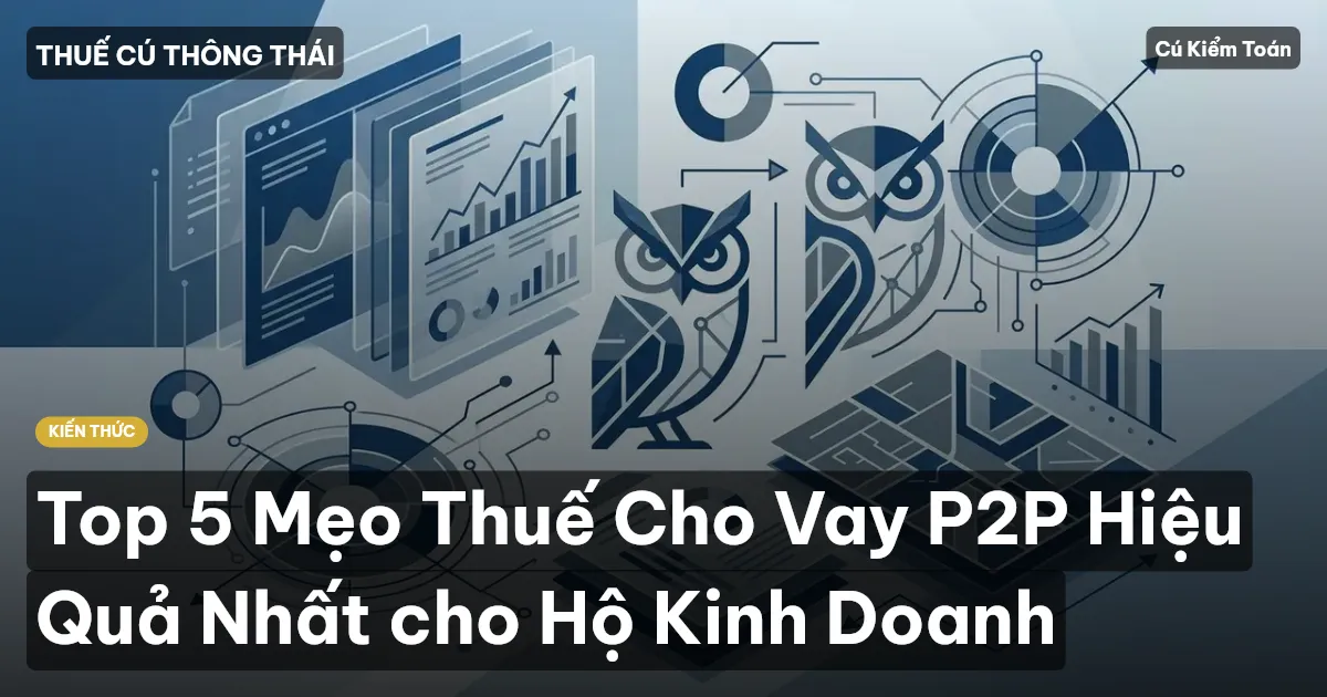 Top 5 Mẹo Thuế Cho Vay P2P Hiệu Quả Nhất cho Hộ Kinh Doanh