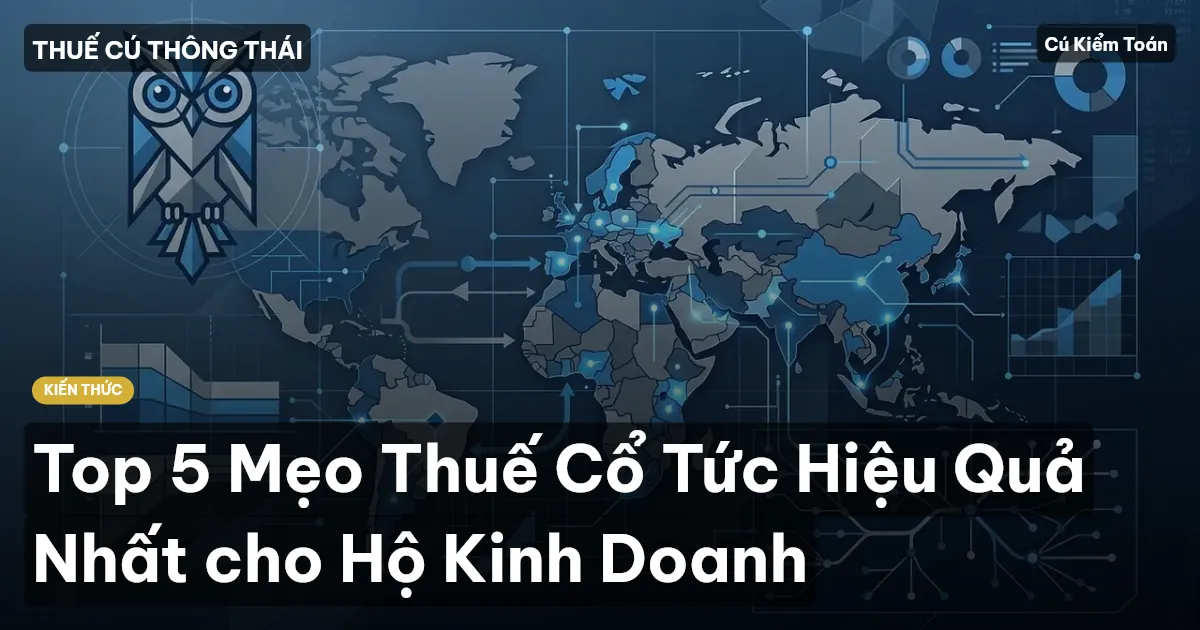 Top 5 Mẹo Thuế Cổ Tức Hiệu Quả Nhất cho Hộ Kinh Doanh