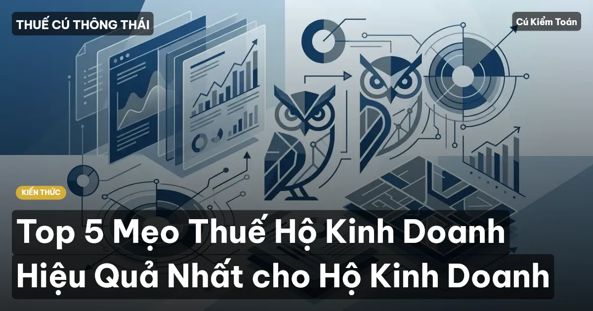 Top 5 Mẹo Thuế Hộ Kinh Doanh Hiệu Quả Nhất cho Hộ Kinh Doanh