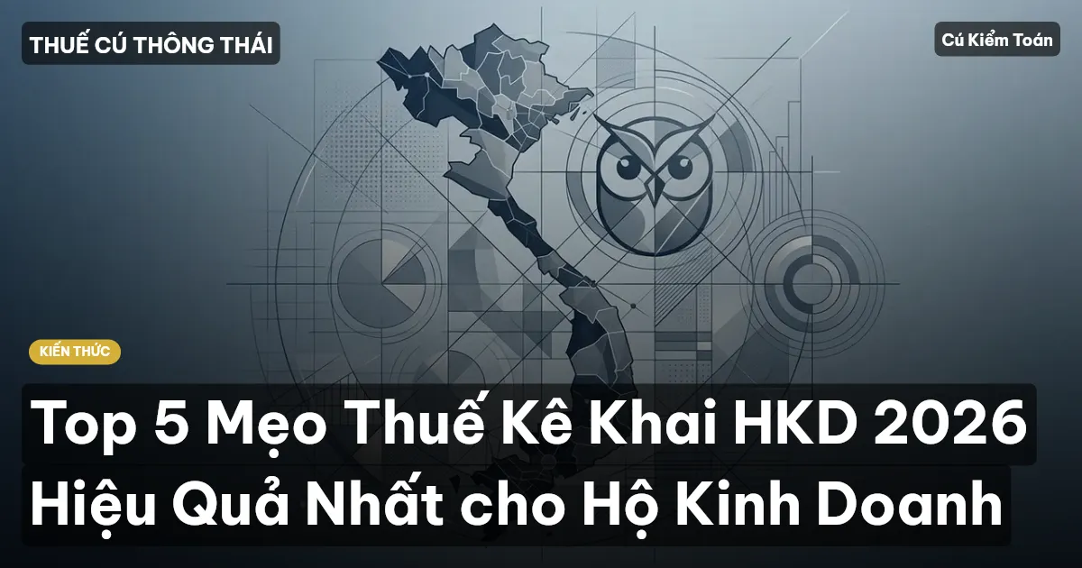 Top 5 Mẹo Thuế Kê Khai HKD 2026 Hiệu Quả Nhất cho Hộ Kinh Doanh