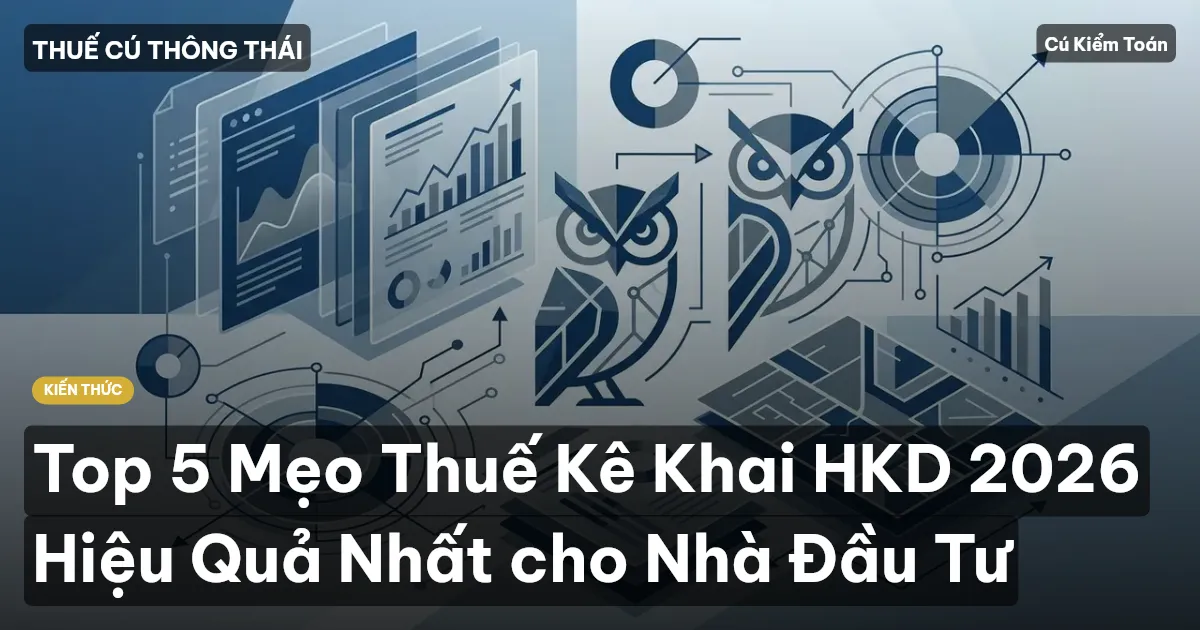 Top 5 Mẹo Thuế Kê Khai HKD 2026 Hiệu Quả Nhất cho Nhà Đầu Tư
