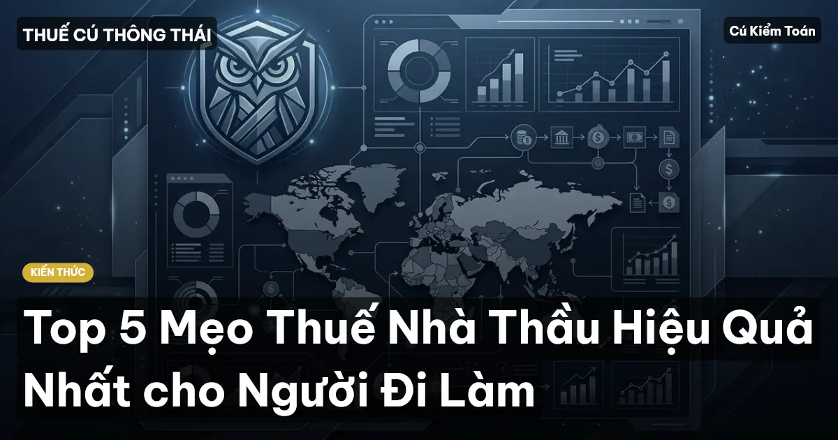 Top 5 Mẹo Thuế Nhà Thầu Hiệu Quả Nhất cho Người Đi Làm