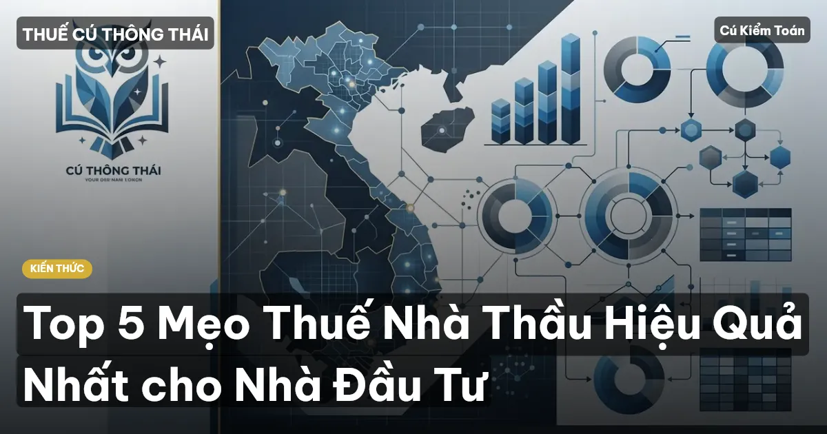 Top 5 Mẹo Thuế Nhà Thầu Hiệu Quả Nhất cho Nhà Đầu Tư