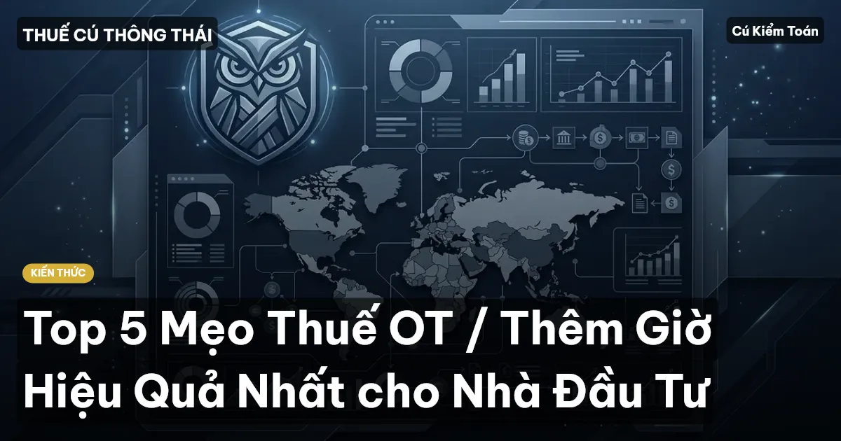 Top 5 Mẹo Thuế OT / Thêm Giờ Hiệu Quả Nhất cho Nhà Đầu Tư