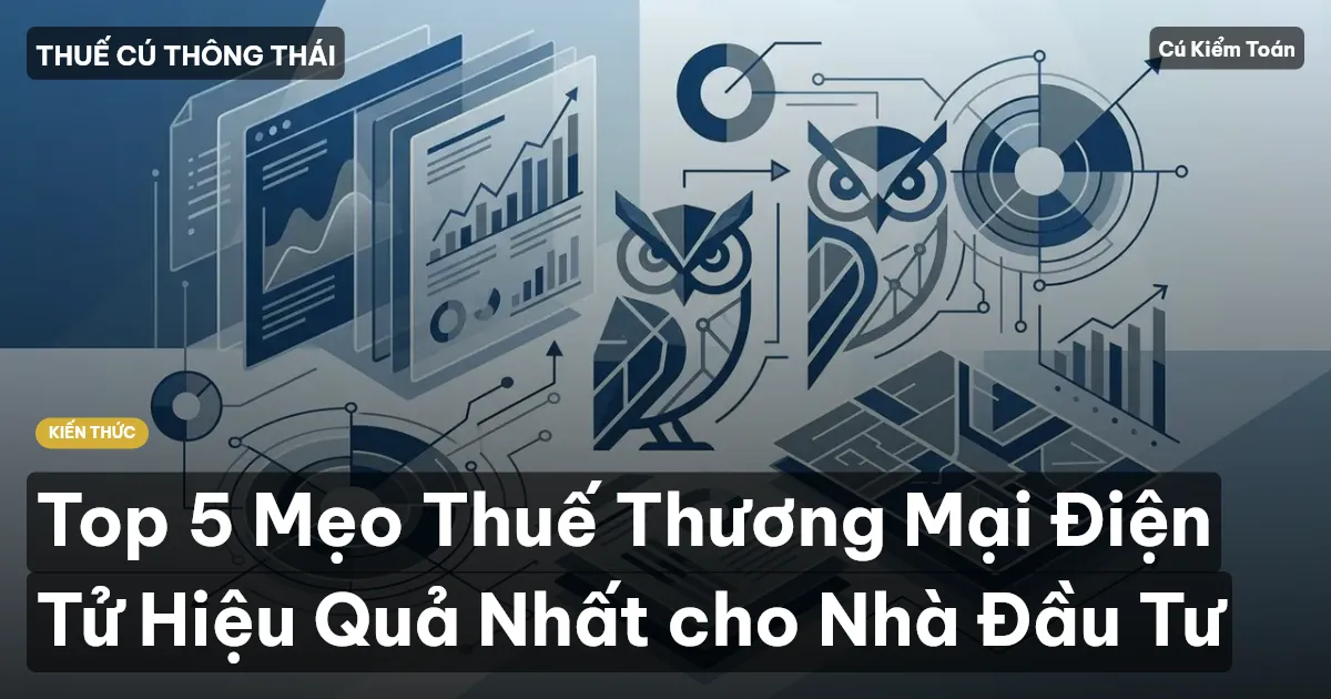 Top 5 Mẹo Thuế Thương Mại Điện Tử Hiệu Quả Nhất cho Nhà Đầu Tư