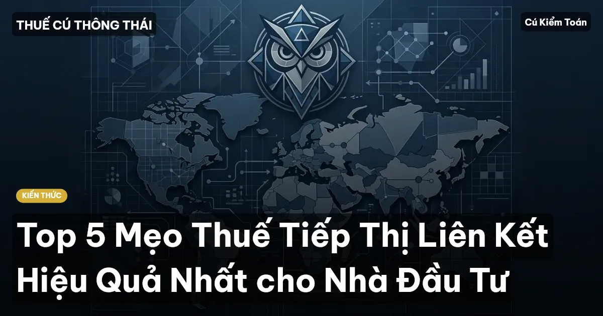 Top 5 Mẹo Thuế Tiếp Thị Liên Kết Hiệu Quả Nhất cho Nhà Đầu Tư