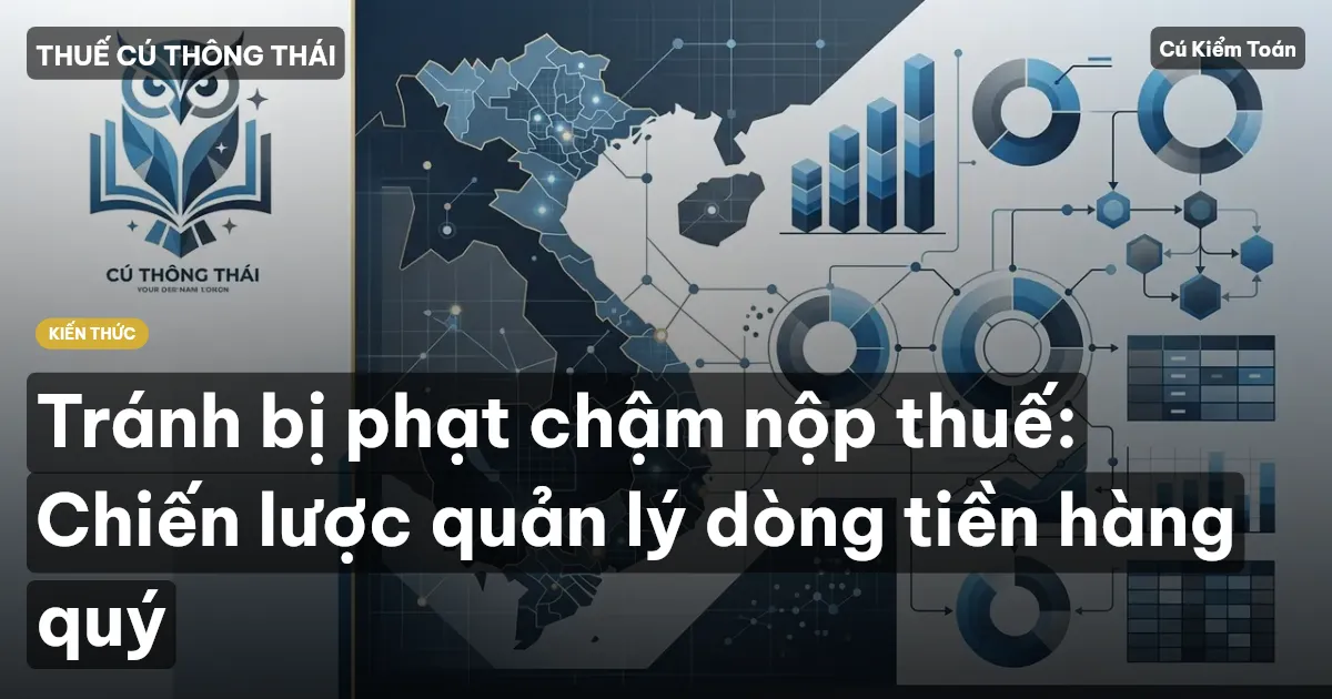 Tránh bị phạt chậm nộp thuế: Chiến lược quản lý dòng tiền hàng quý