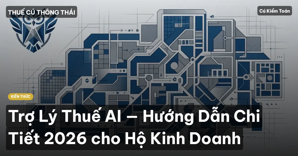 Trợ Lý Thuế AI — Hướng Dẫn Chi Tiết 2026 cho Hộ Kinh Doanh