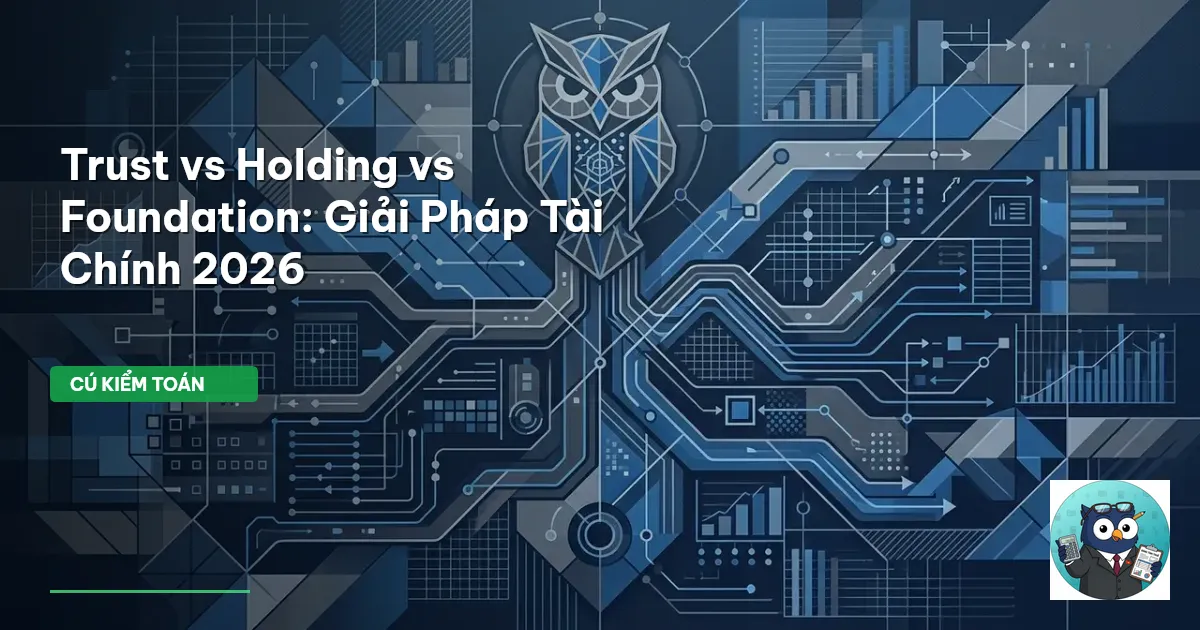 Trust vs Holding vs Foundation: Giải Pháp Tài Chính 2026