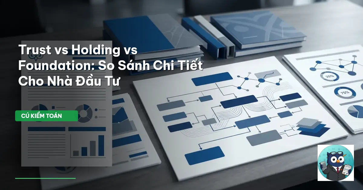 Trust vs Holding vs Foundation: So Sánh Chi Tiết Cho Nhà Đầu Tư