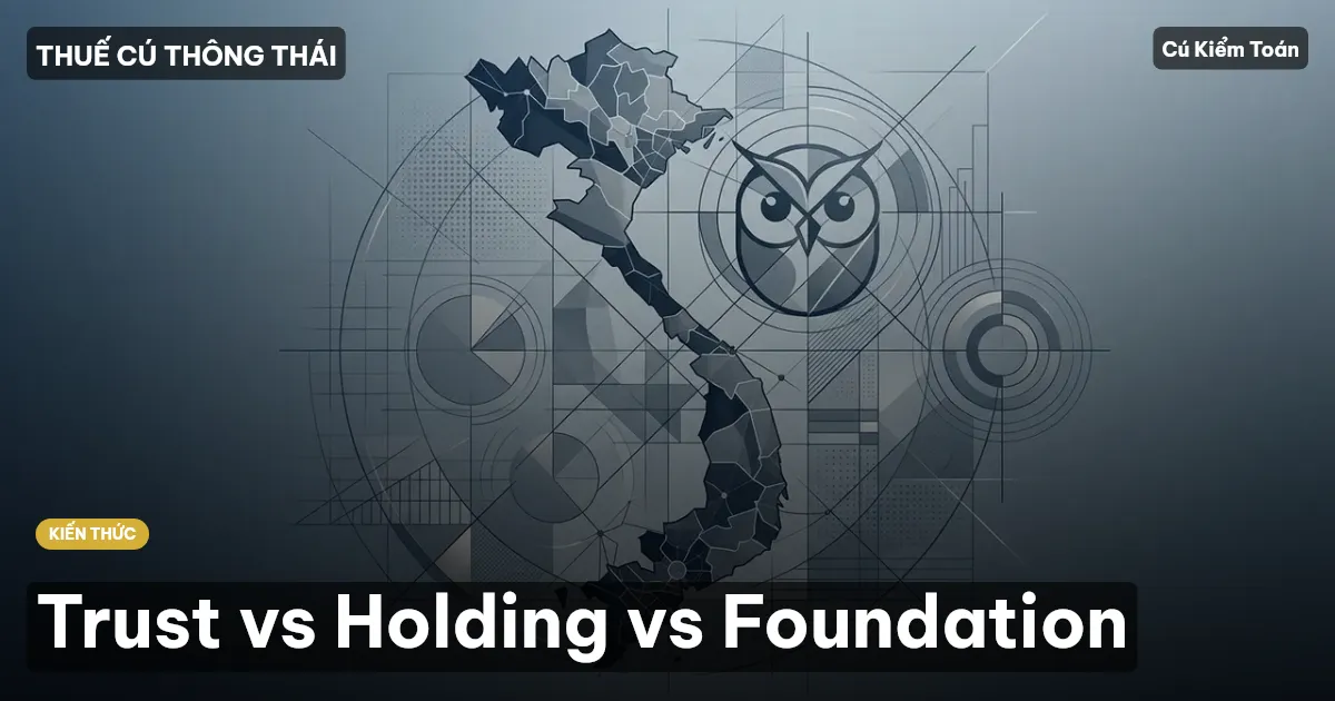 Trust vs Holding vs Foundation