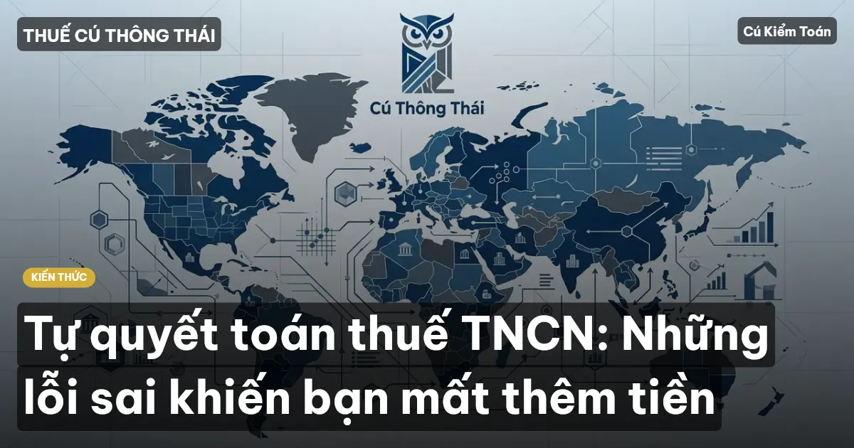 Tự quyết toán thuế TNCN: Những lỗi sai khiến bạn mất thêm tiền