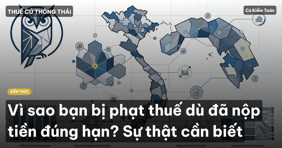 Vì sao bạn bị phạt thuế dù đã nộp tiền đúng hạn? Sự thật cần biết