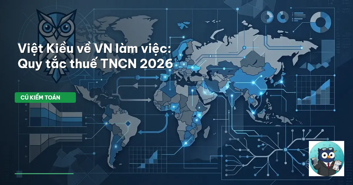 Việt Kiều về VN làm việc: Quy tắc thuế TNCN 2026