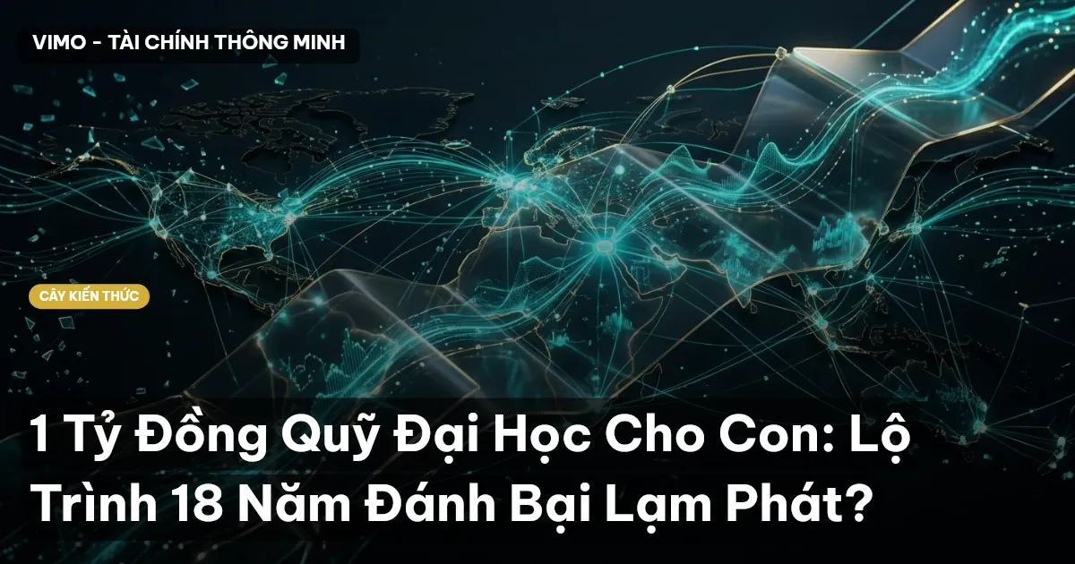 1 Tỷ Đồng Quỹ Đại Học Cho Con: Lộ Trình 18 Năm Đánh Bại Lạm Phát?
