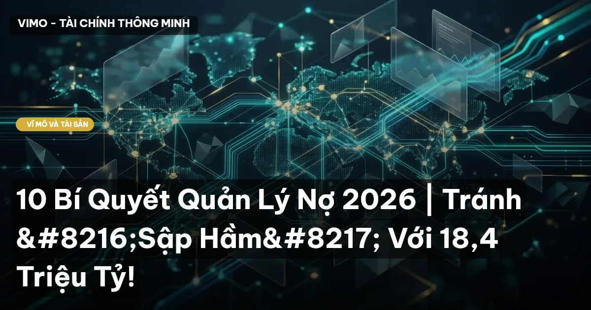 10 Bí Quyết Quản Lý Nợ 2026 | Tránh 'Sập Hầm' Với 18,4 Triệu Tỷ!
