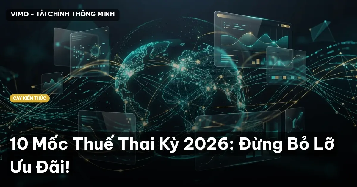 10 Mốc Thuế Thai Kỳ 2026: Đừng Bỏ Lỡ Ưu Đãi!