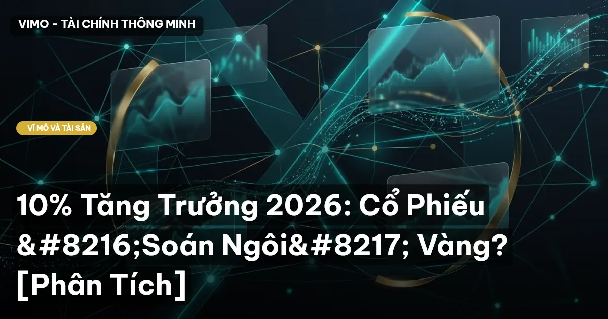10% Tăng Trưởng 2026: Cổ Phiếu 'Soán Ngôi' Vàng? [Phân Tích]