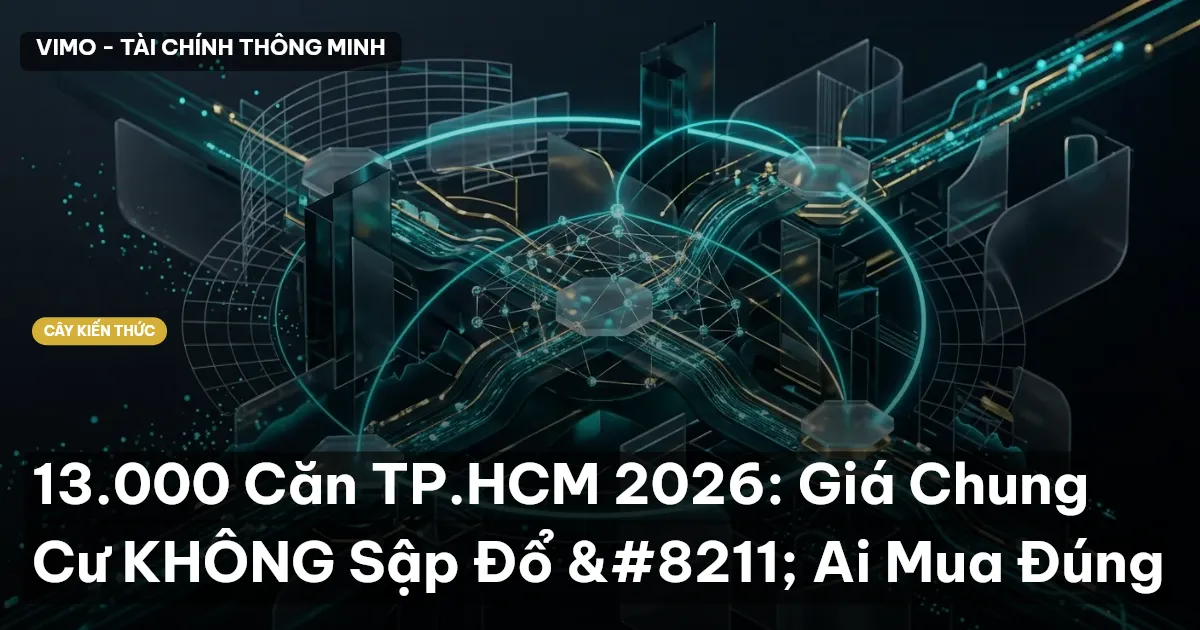 13.000 Căn TP.HCM 2026: Giá Chung Cư KHÔNG Sập Đổ – Ai Mua Đúng