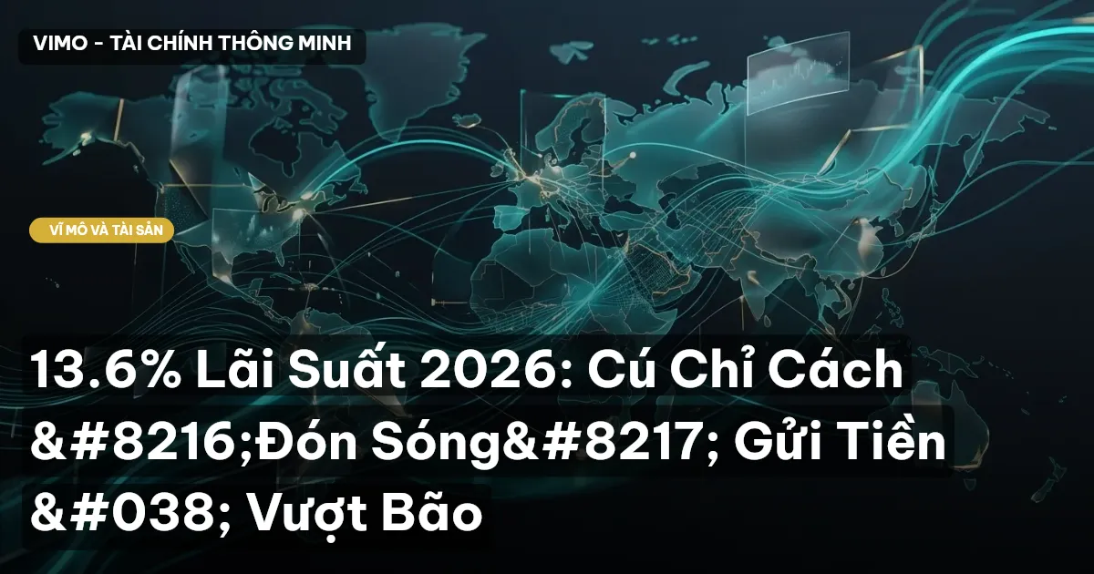 13.6% Lãi Suất 2026: Cú Chỉ Cách 'Đón Sóng' Gửi Tiền & Vượt Bão
