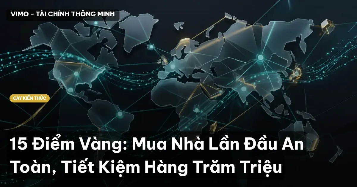 15 Điểm Vàng: Mua Nhà Lần Đầu An Toàn, Tiết Kiệm Hàng Trăm Triệu