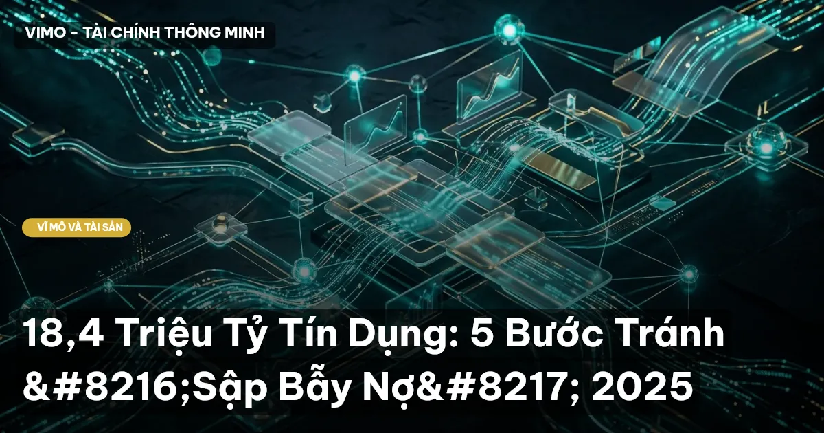 18,4 Triệu Tỷ Tín Dụng: 5 Bước Tránh 'Sập Bẫy Nợ' 2025