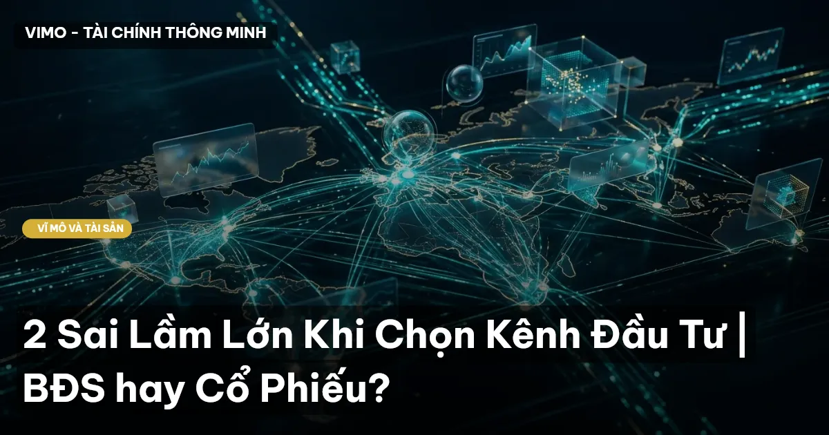 2 Sai Lầm Lớn Khi Chọn Kênh Đầu Tư | BĐS hay Cổ Phiếu?