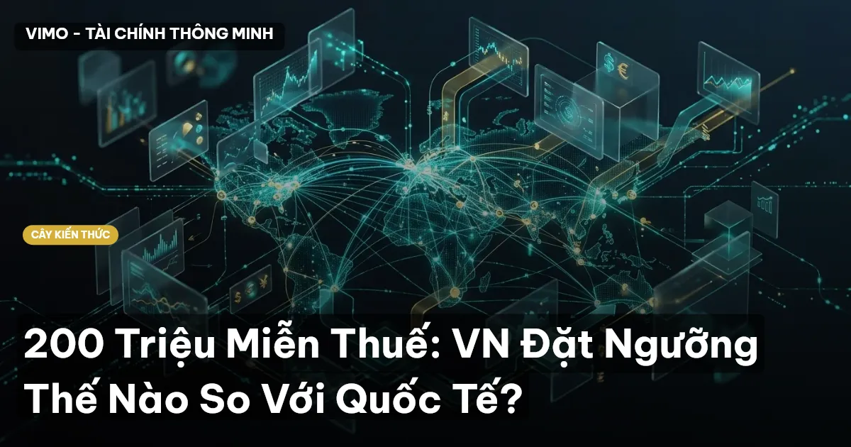 200 Triệu Miễn Thuế: VN Đặt Ngưỡng Thế Nào So Với Quốc Tế?