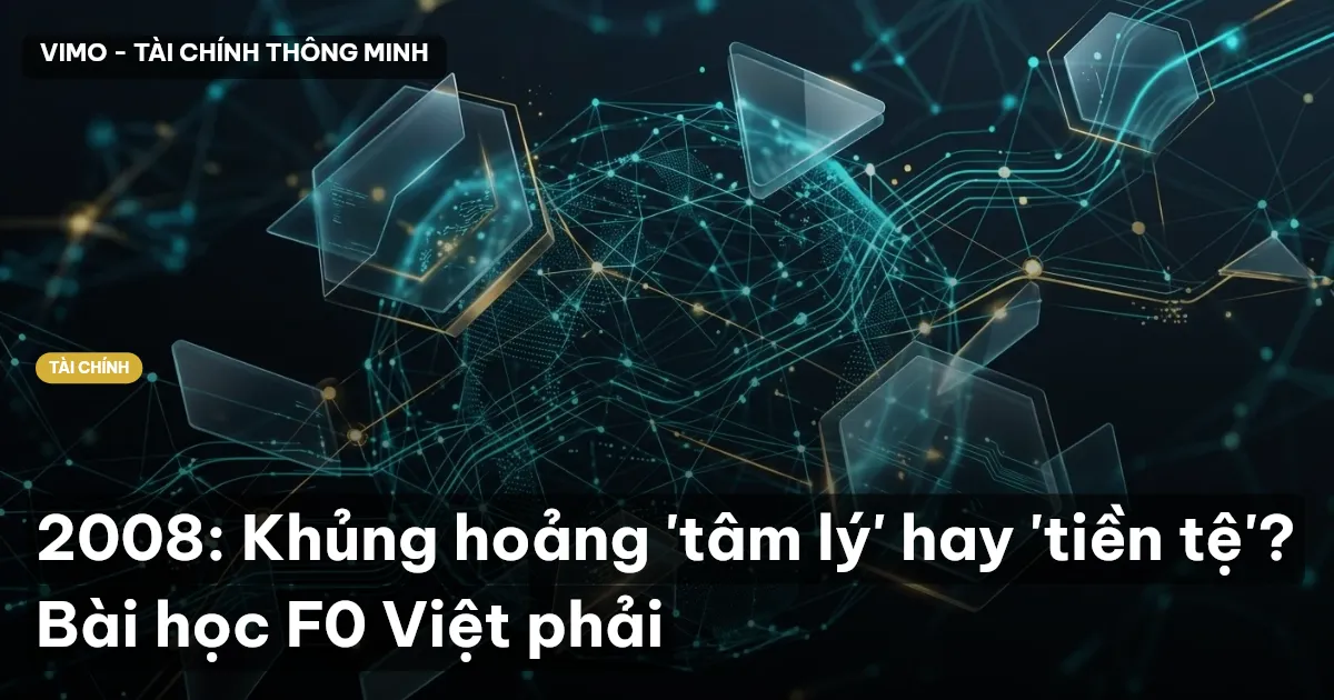 2008: Khủng hoảng 'tâm lý' hay 'tiền tệ'? Bài học F0 Việt phải