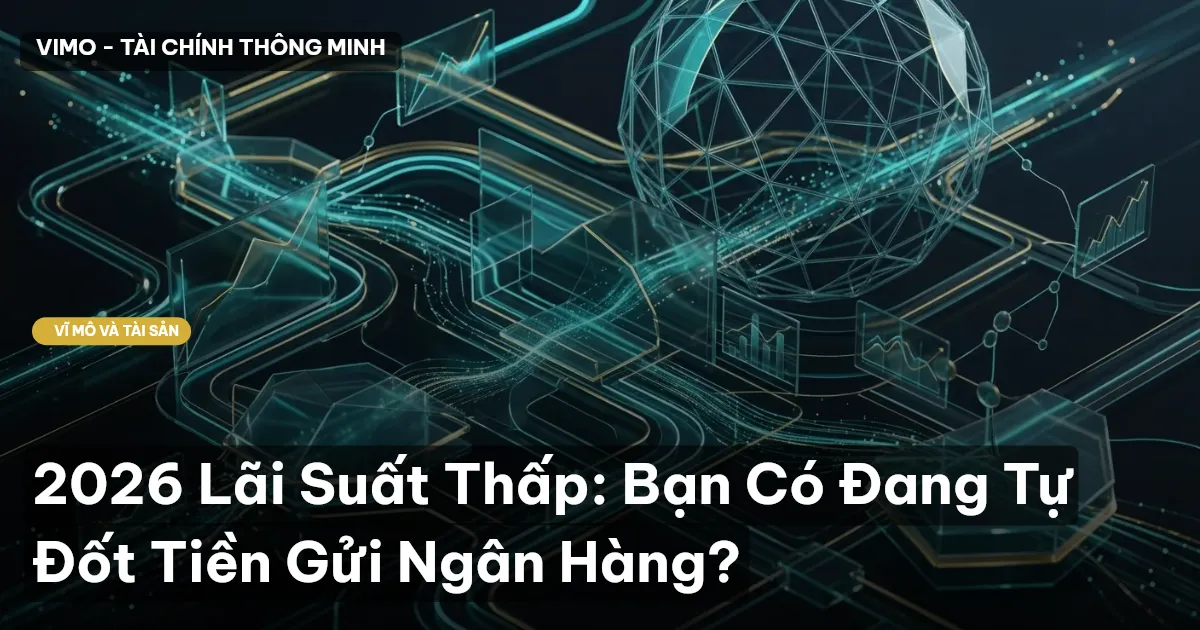 2026 Lãi Suất Thấp: Bạn Có Đang Tự Đốt Tiền Gửi Ngân Hàng?