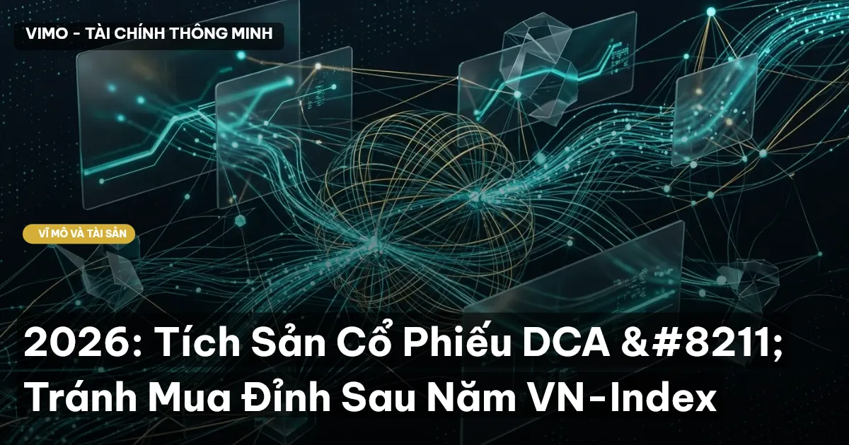 2026: Tích Sản Cổ Phiếu DCA – Tránh Mua Đỉnh Sau Năm VN-Index