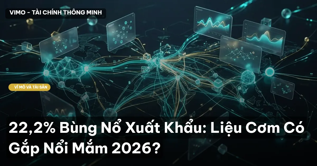 22,2% Bùng Nổ Xuất Khẩu: Liệu Cơm Có Gắp Nổi Mắm 2026?