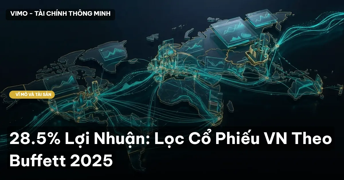28.5% Lợi Nhuận: Lọc Cổ Phiếu VN Theo Buffett 2025