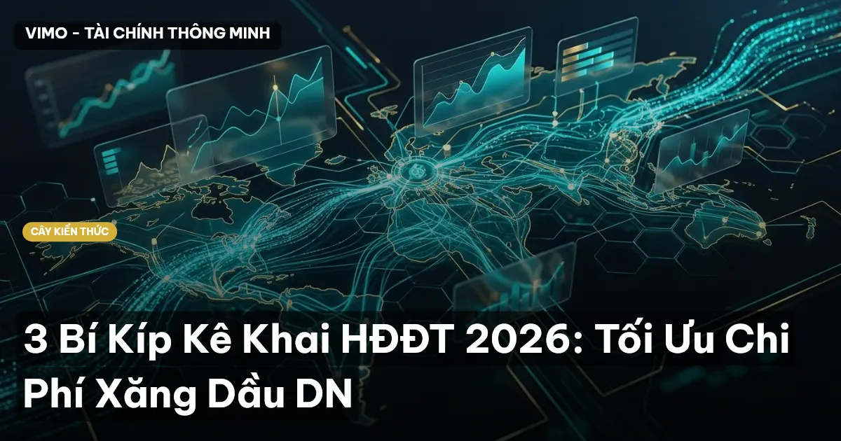 3 Bí Kíp Kê Khai HĐĐT 2026: Tối Ưu Chi Phí Xăng Dầu DN