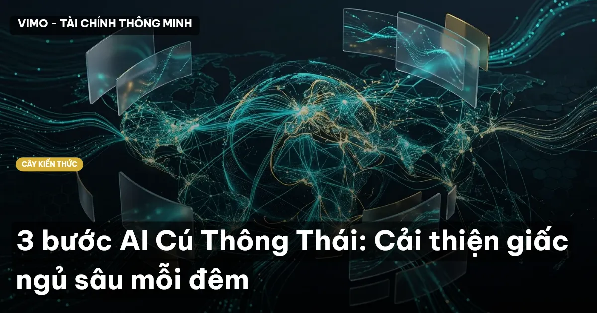 3 bước AI Cú Thông Thái: Cải thiện giấc ngủ sâu mỗi đêm