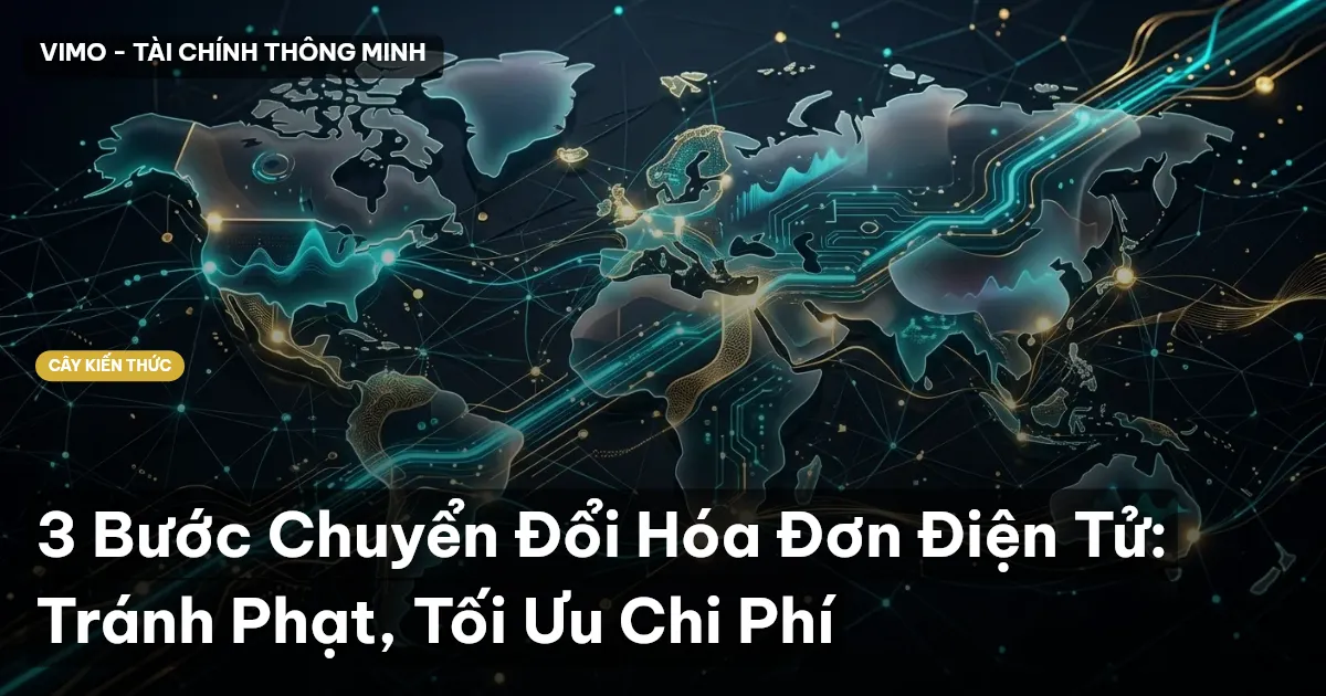 3 Bước Chuyển Đổi Hóa Đơn Điện Tử: Tránh Phạt, Tối Ưu Chi Phí