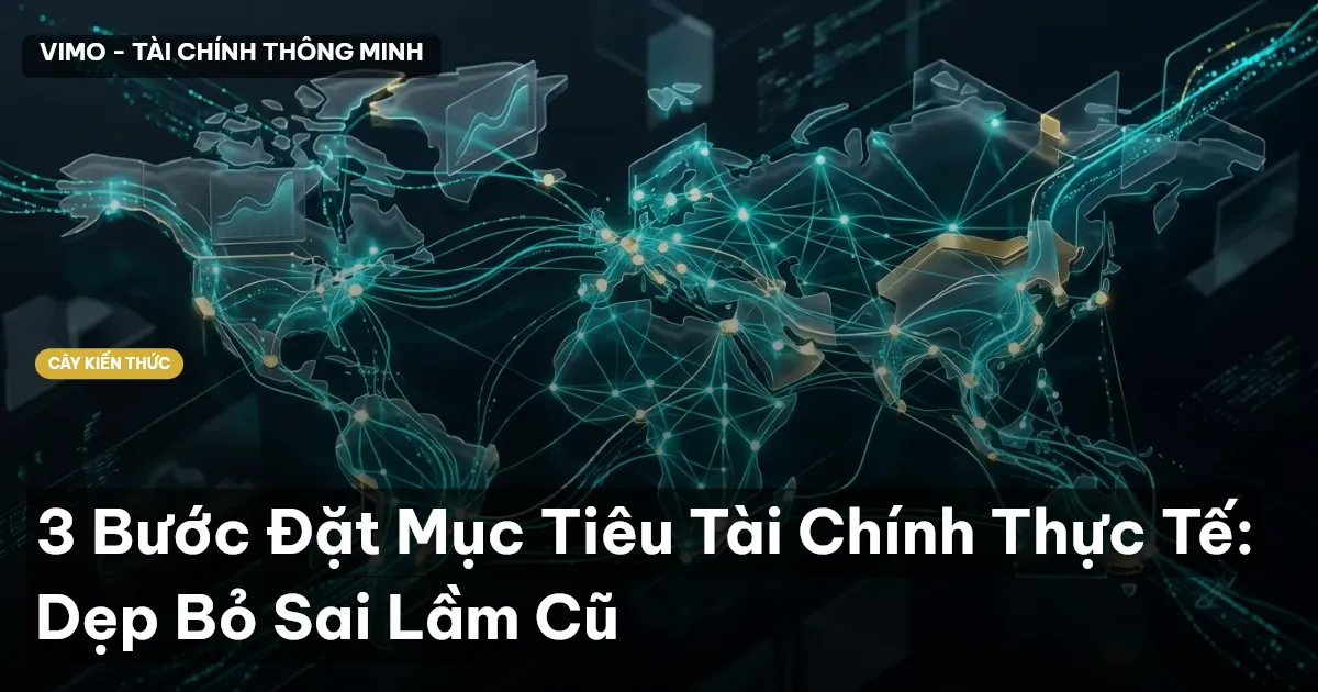 3 Bước Đặt Mục Tiêu Tài Chính Thực Tế: Dẹp Bỏ Sai Lầm Cũ