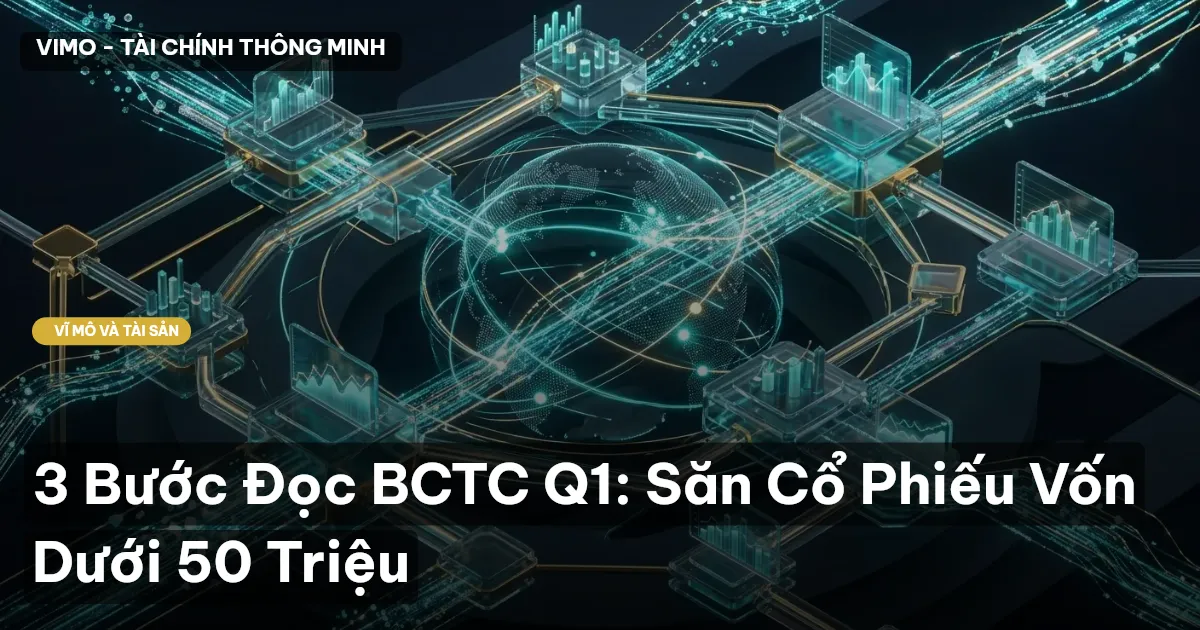 3 Bước Đọc BCTC Q1: Săn Cổ Phiếu Vốn Dưới 50 Triệu