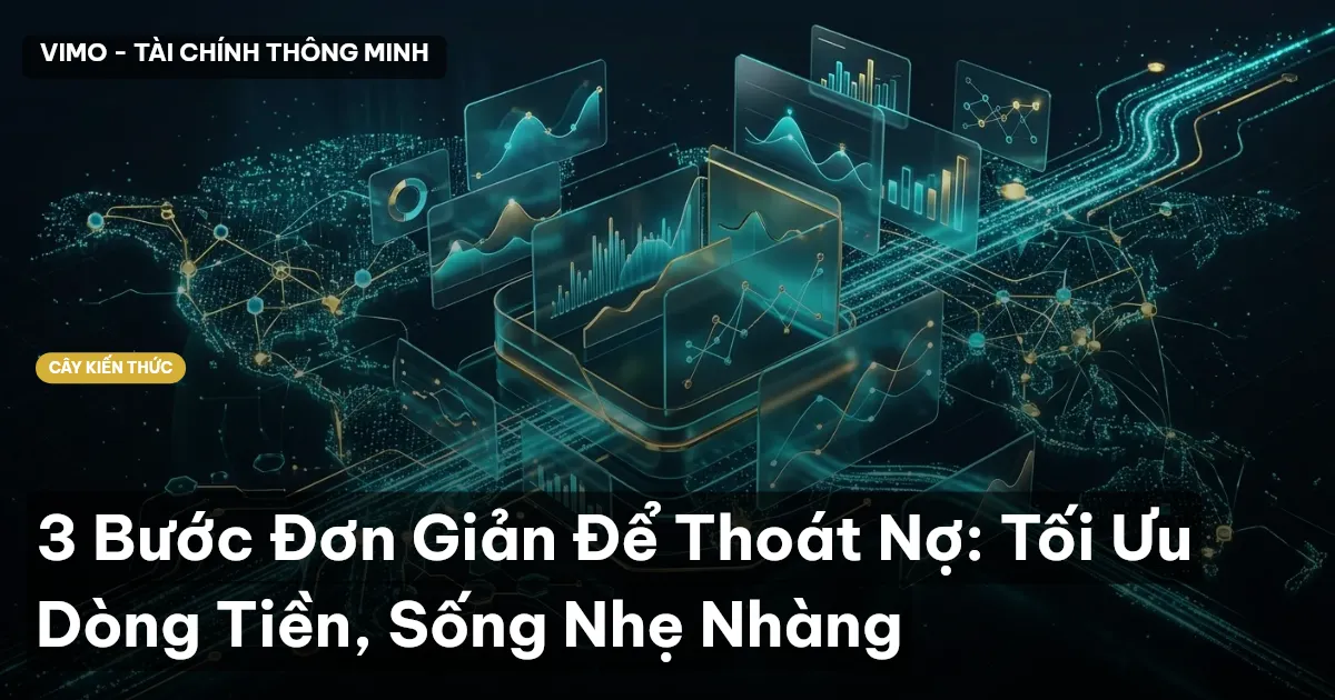 3 Bước Đơn Giản Để Thoát Nợ: Tối Ưu Dòng Tiền, Sống Nhẹ Nhàng