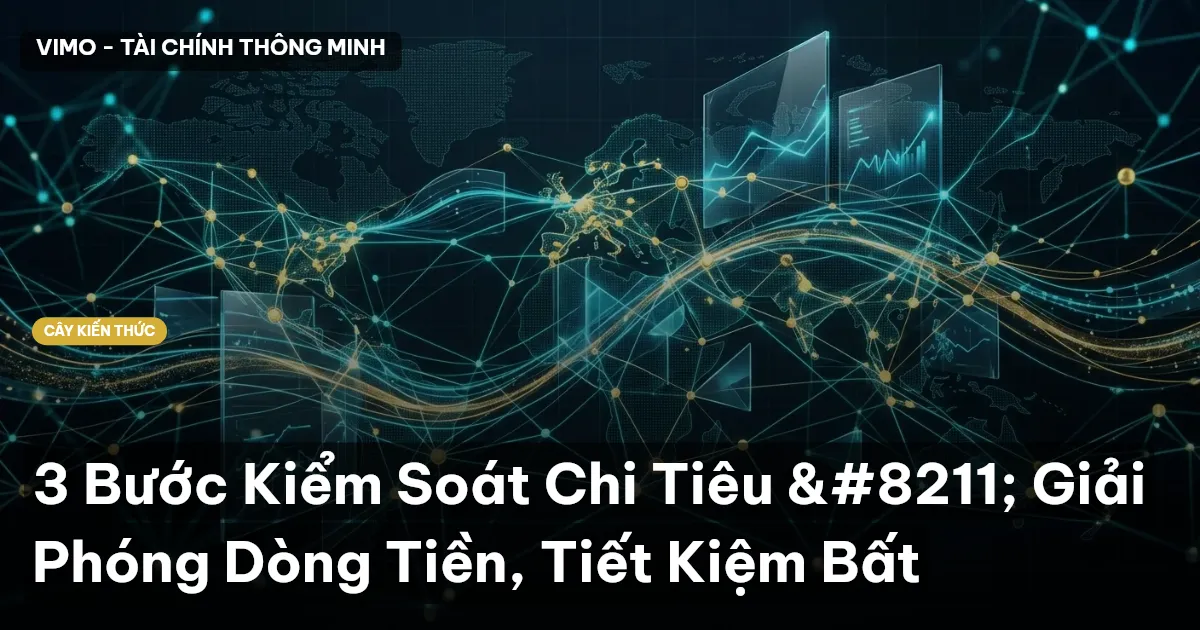 3 Bước Kiểm Soát Chi Tiêu – Giải Phóng Dòng Tiền, Tiết Kiệm Bất