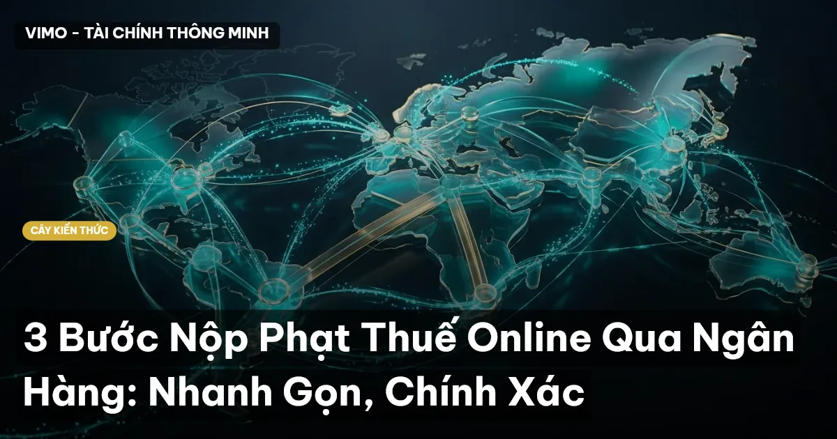 3 Bước Nộp Phạt Thuế Online Qua Ngân Hàng: Nhanh Gọn, Chính Xác