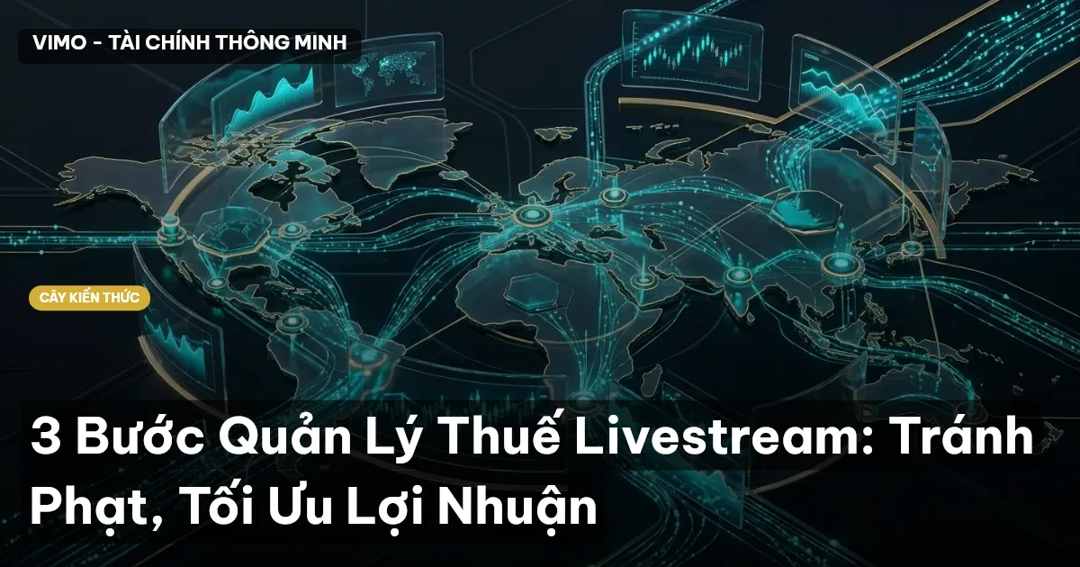 3 Bước Quản Lý Thuế Livestream: Tránh Phạt, Tối Ưu Lợi Nhuận