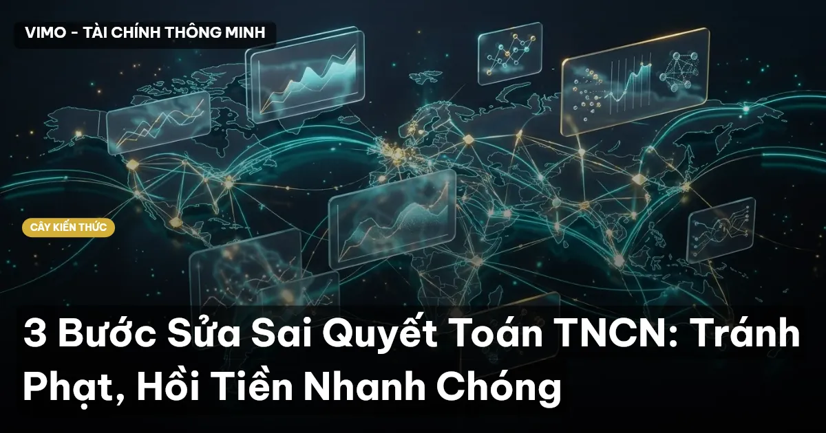 3 Bước Sửa Sai Quyết Toán TNCN: Tránh Phạt, Hồi Tiền Nhanh Chóng