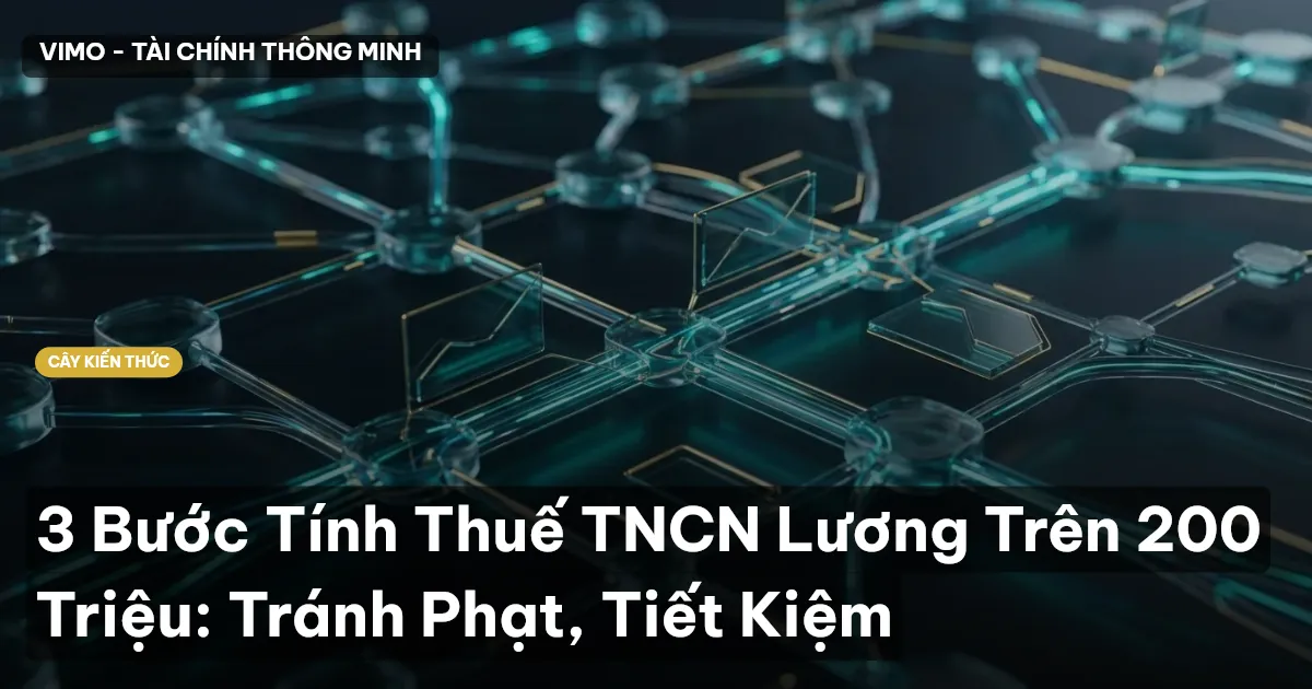 3 Bước Tính Thuế TNCN Lương Trên 200 Triệu: Tránh Phạt, Tiết Kiệm